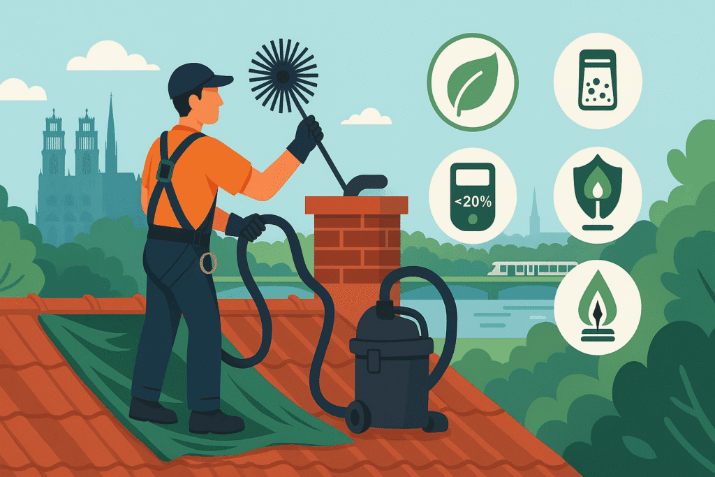 Ramonage écologique Orléans Métropole 2025 : prime air bois & conseils